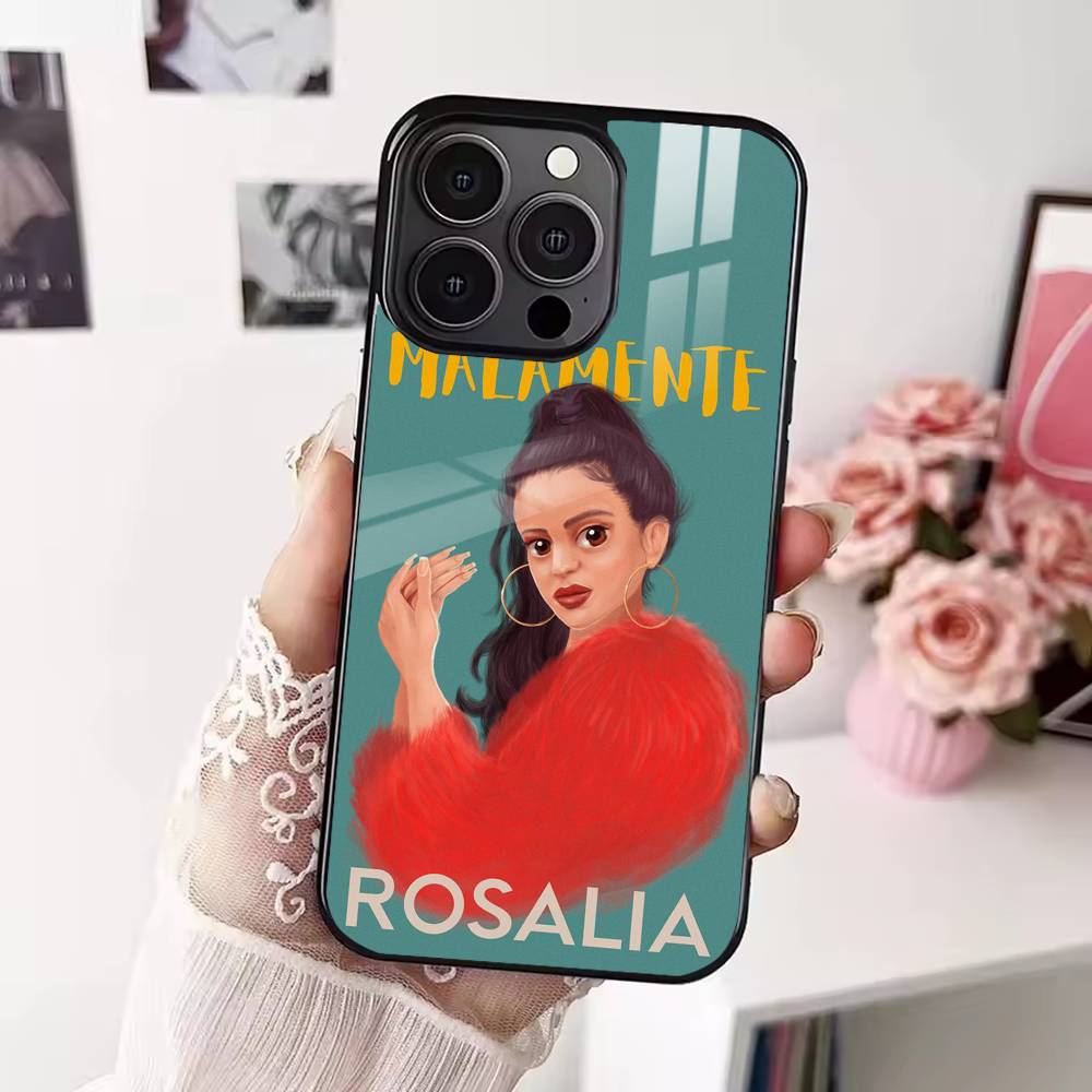 Sängerin Rosalia Handyhülle für iPhone 17 16 15 14 13 12 Pro Max Plus für Magsafe Spiegel Kabellos Magnetische Abdeckung