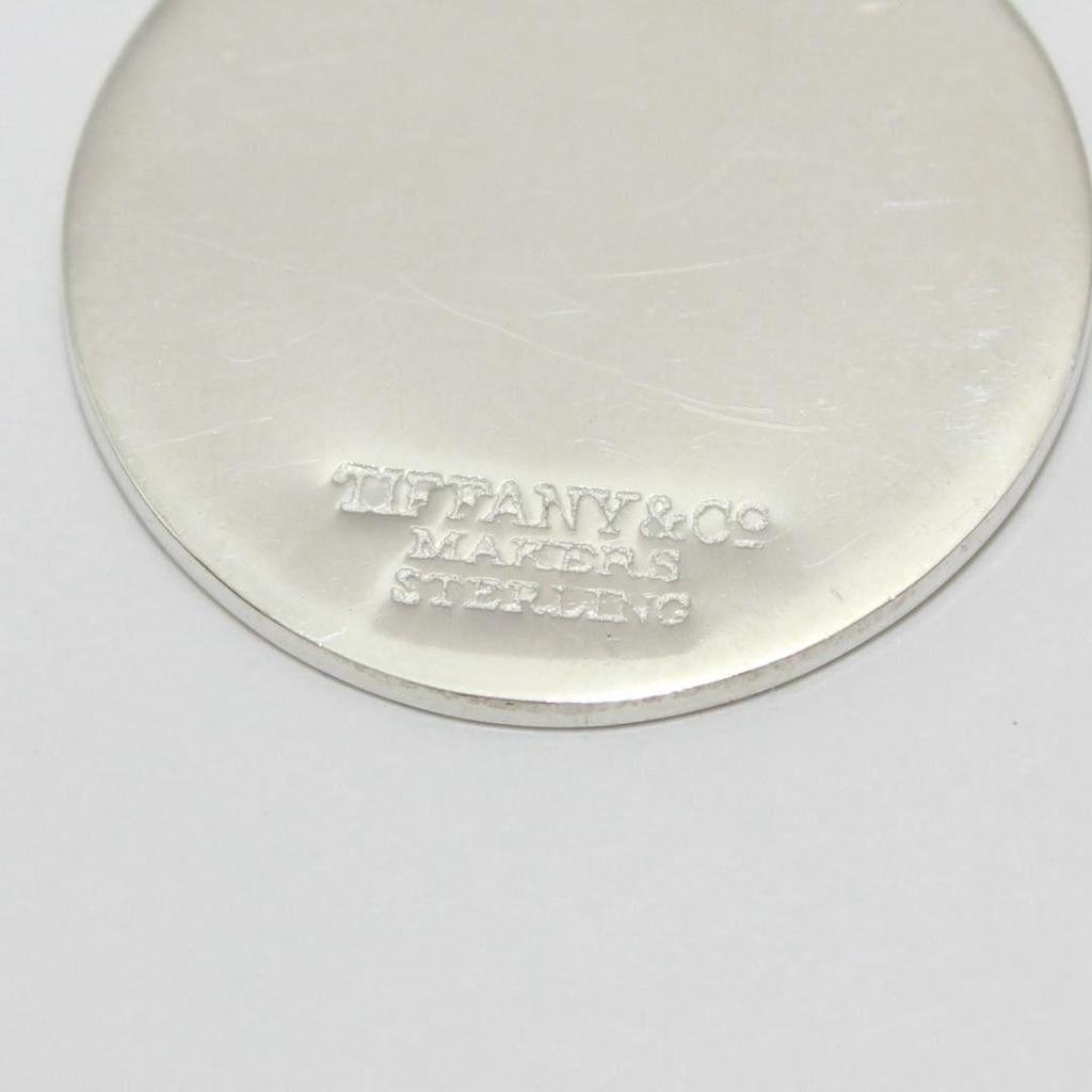 Used Good Condition Tiffany & Co. Tiffany Round Tag Silver Necklace