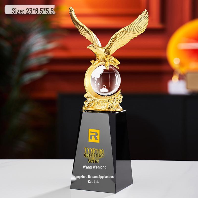 Gold, Silber, Bronze Sternburst Verdrehte Säule Trophäe - Firmen Gedenkpreis