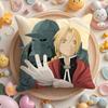 F-ULLMETAL Anime A-ALCHEMIST Cushion Cover Home & Car Multi-Scene Pillow Cover - Reversible, Soft & Durable for Daily Use