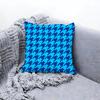 Chic Houndstooth Pattern Style Cushion Cover Premium Comfort Reversible Pillow Cove In One Design For Any Room & Car Interior