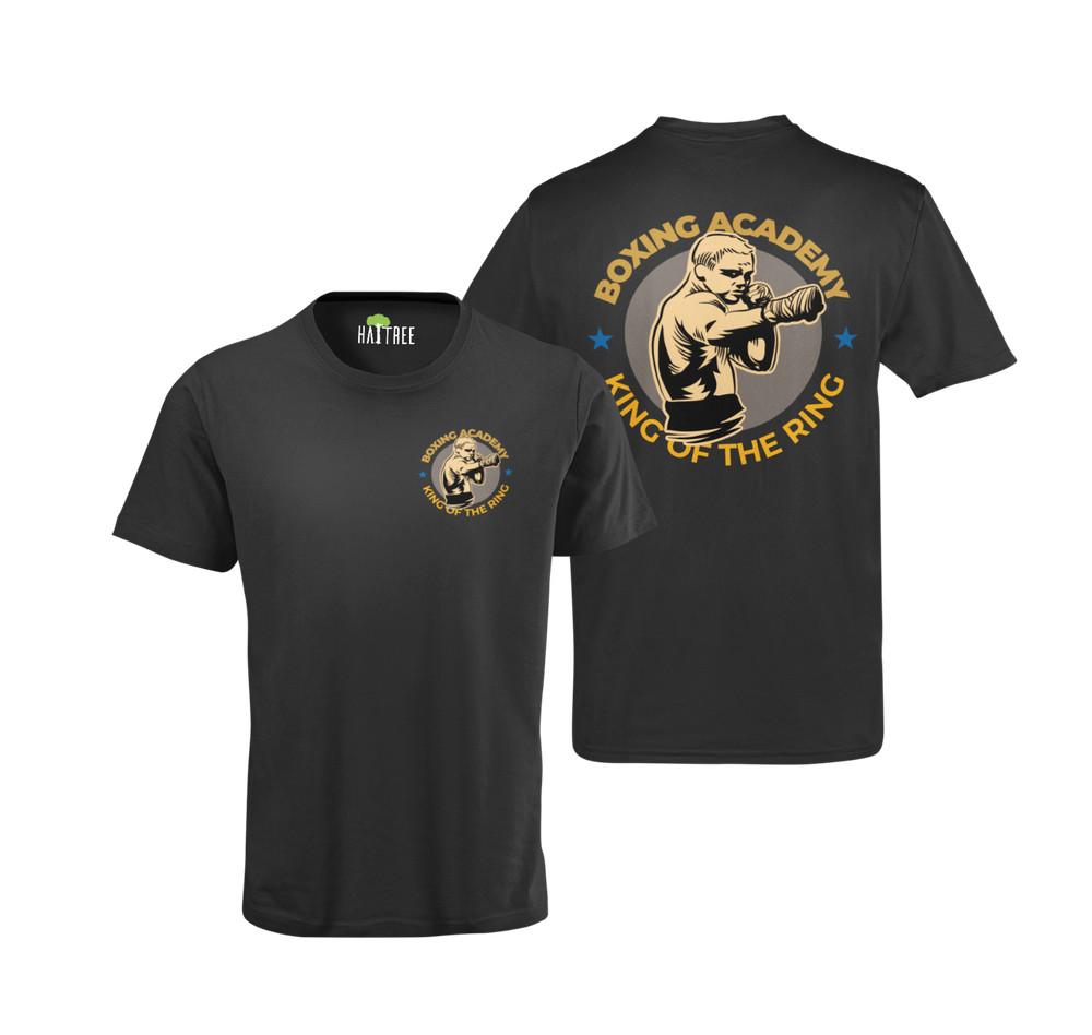 

Boxing Academy King of the Ring Sport Gym Trainings T-Shirt Herren Baumwolle S