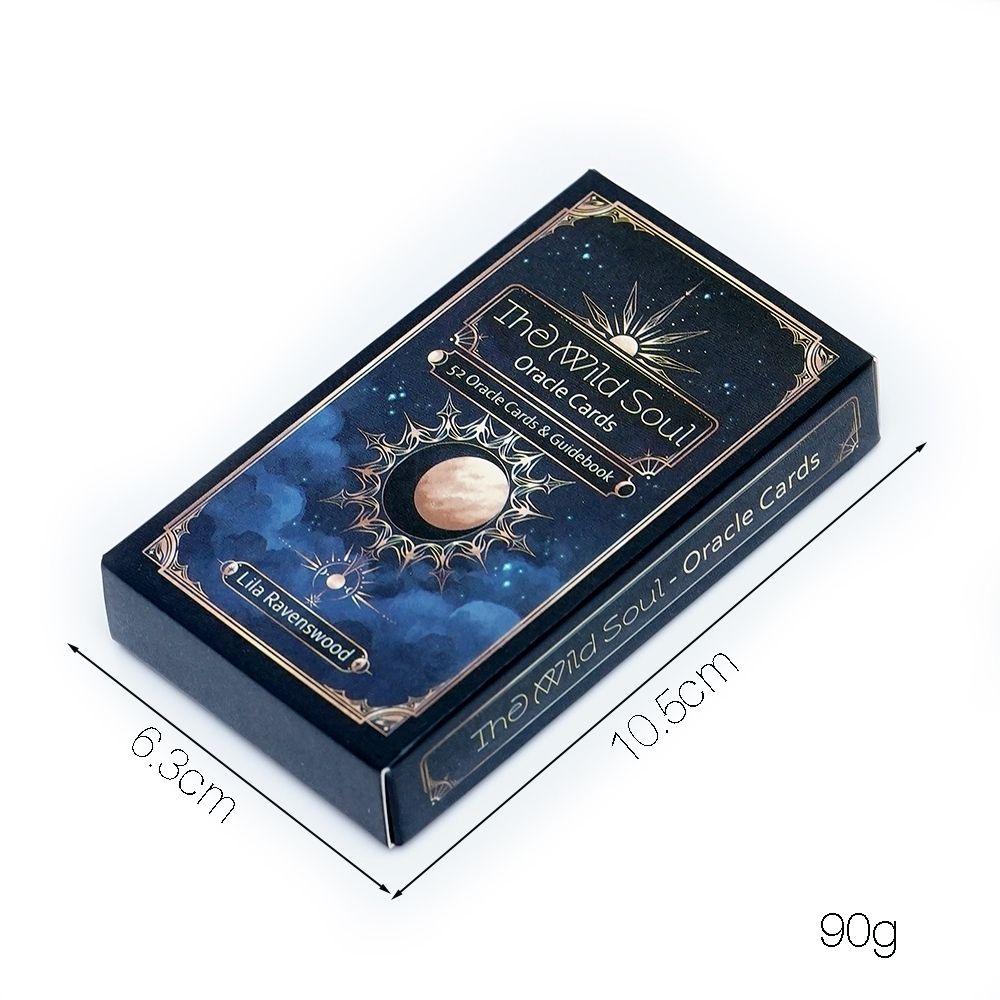 10.5*6.3cm The Wild Soul Oracle Cards - 52 Animal Wisdom Deck - Spiritual Guidance & Meditation Tool for Beginners & Experts