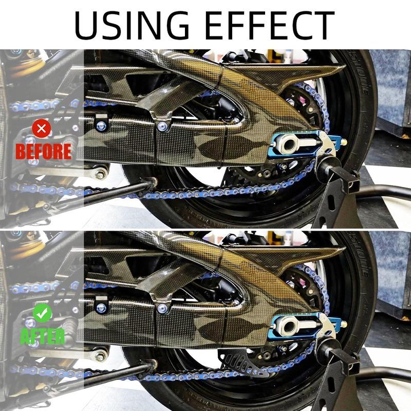 Motorcycle Shark Fin Raw Alloy Aluminium Chain Racing Chain Toe Guard For ACU Race Bike