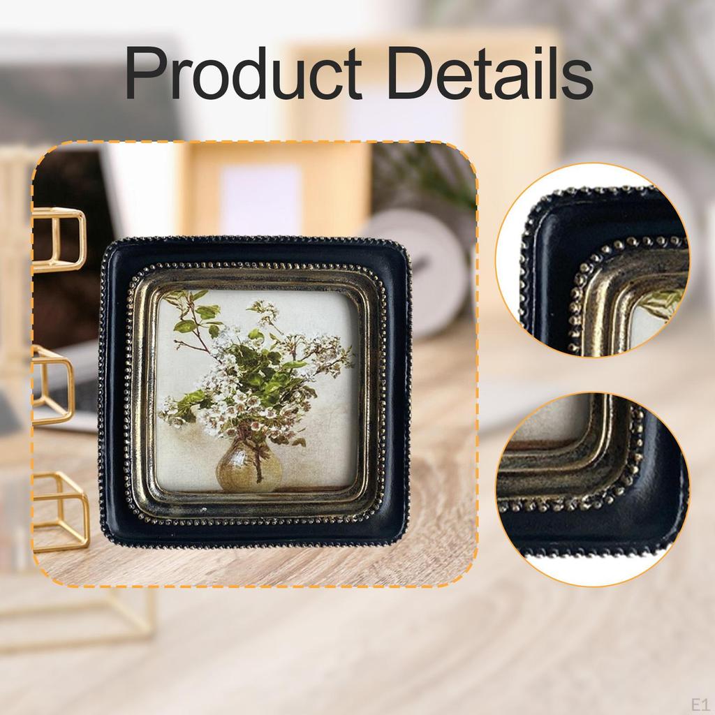 Ornate Picture Decorative Retro Tabletop Wall Display for Dining Room Gallery Kitchen Studio