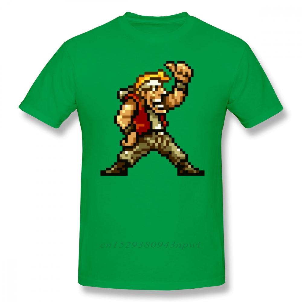 Metal Slug T Shirt Marco Rosi TShirt Graphic Tee Shirt Beach Cute 100 Cotton ShortSleeve Unisex Tshirt