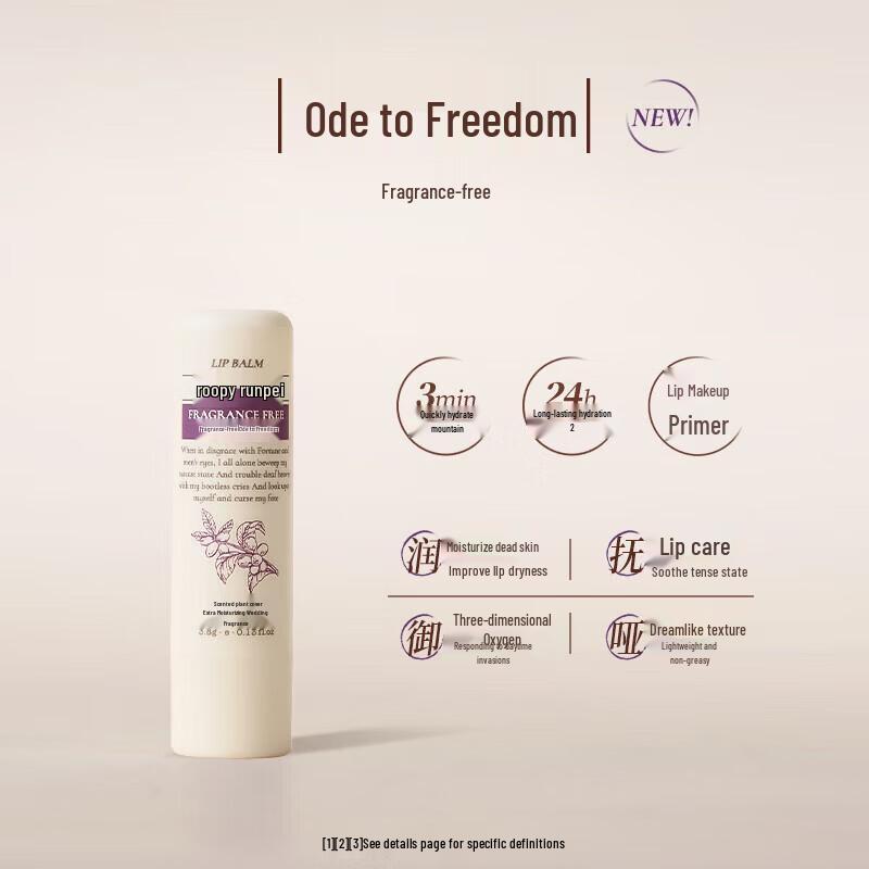 Roopy Fragrance Plant Extract Lip Balm
