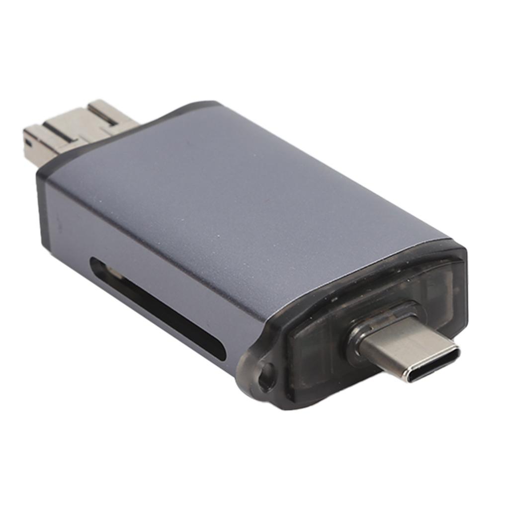 OTG Card Reader USB3.0 TypeC SD TF 6in1 Adapter with Hub 2Head Phone Computer Accessories