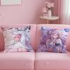 Popular Anime Character Misono Mika Cushion Cover Soft  EasyWash Pillow Case  Versatile for Couch Bed Travel and Office