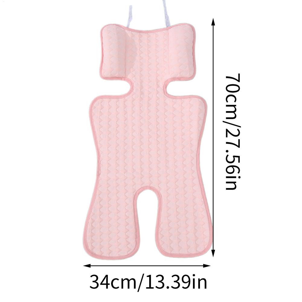

Stroller Cooling Pad Portable Baby Cooling Pad Breathable Cooler Mat for Stroller Child Safety Seat Toddler High Chair Cold розовый