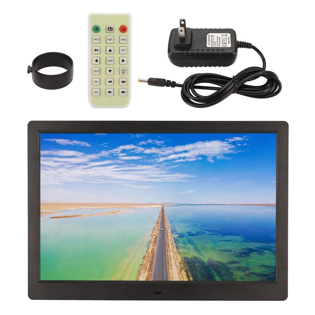 15.6 Inch LCD Digital Photo Frame HD 1920x1080 Large Storage Electronic Picture Frame Black
