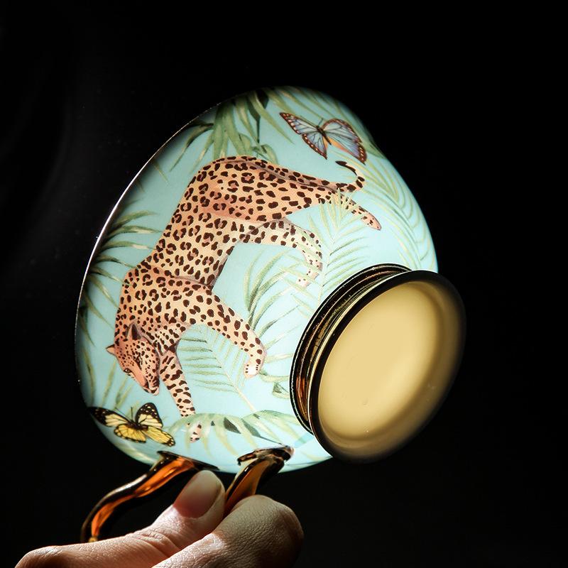 High-end Exquisite Bone China Mug Afternoon Tea Tea Set Premium European Coffee Cup Gift Box Wedding Gift Tableware Luxury Cups