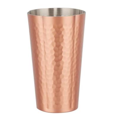 Shinkoukinzoku Tumbler, Pure Copper, Hammered Flower Design, Made In Japan (Tsubame-Sanjo), Excellent Cooling Capacity, Long-Lasting Coldness, S-503F