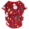Festivals Dog Apparel Pet Costume for Cat Puppy Clothes Printed Pet T-Shirt Gift
