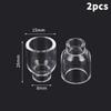 2Pcs TIG Welding Torch Stubby Gas Lens #4-12 Glass Set Professional Welding Tool Parts for WP17 WP18
