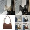 Trendy Women's Medium Size Woven Texture Underarm Bag Fashionable Casual Handbag
