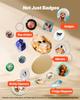 VEVOR Button Maker Machine, 58 Mm, Plastic Pin Maker with 100pcs Button Parts, Circle Cutter and Hex Wrenches, Reinforced Ergonomic Handle