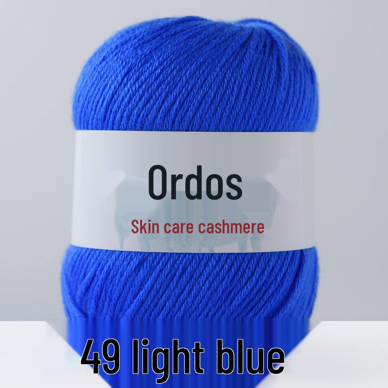 Genuine Baby Cashmere Yarn: Hand-Knitted Scarf for Infants & Toddlers, Medium Thick Milk Cotton for Crochet.