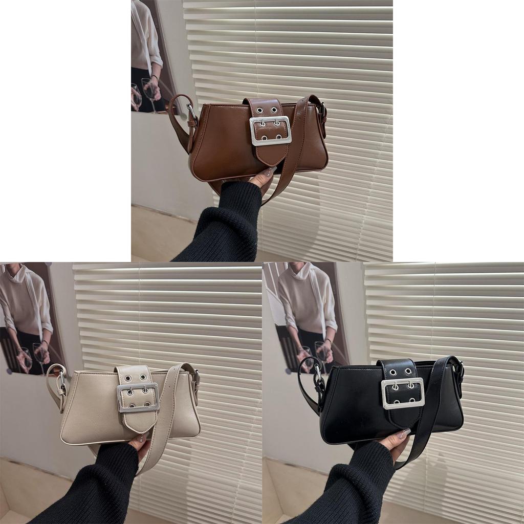 Trendy Pu Crossbody Small Shoulder Bag With Inner Phone Pocket For Casual Outings