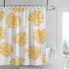 Home Shower Curtains Bathroom Decora Waterproof Fabric Non-Slip Bathmat Water Absorption Curtain Modern Nordic Simple Plant