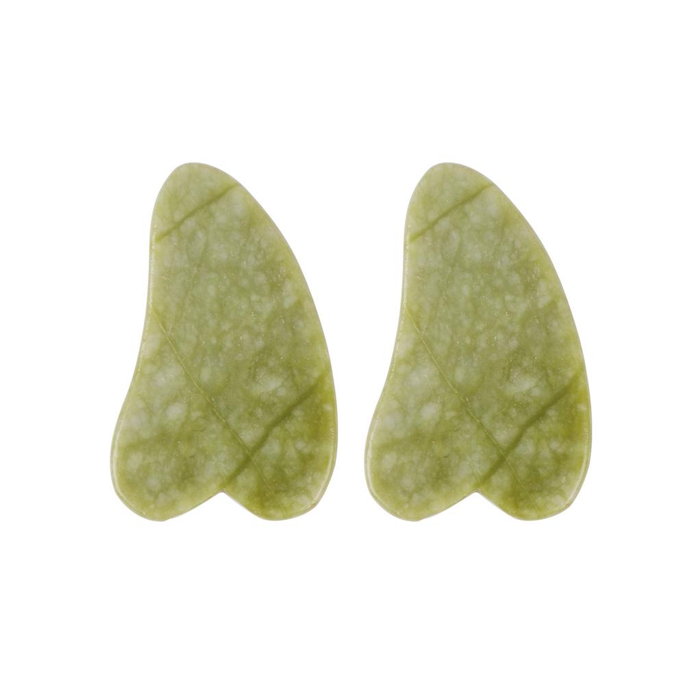 2/1pcs Gua Sha Massage Board for Face Rose Pink Guasha Plate Jade Face Massager Scrapers Tools for Face Neck Back Body dropship
