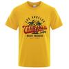 Los Angeles California Beach Paradise Men Tops Fashion Crewneck T-Shirt Breathable Oversize Clothes