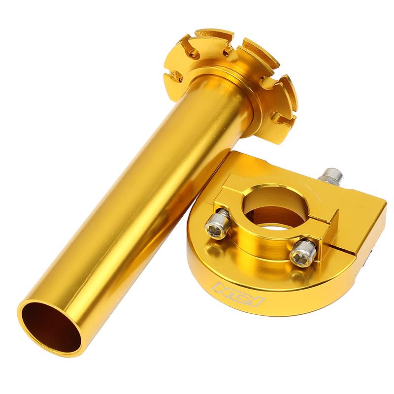 Motorcycle Aluminum Throttle Twist Grip 22mm 7/8" Throttle Knob Gas Grip With Cable For Motorcycle Pit Dirt Bike