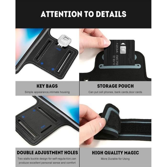 Sportarmband für Redmi Note 12 Pro Plus - Note 11 Pro - Note 11S - Note 10 5G - Wasserdichtes Laufarmband