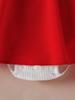 Girls' Long Sleeve Dress & Headband Set with 3D Flowers