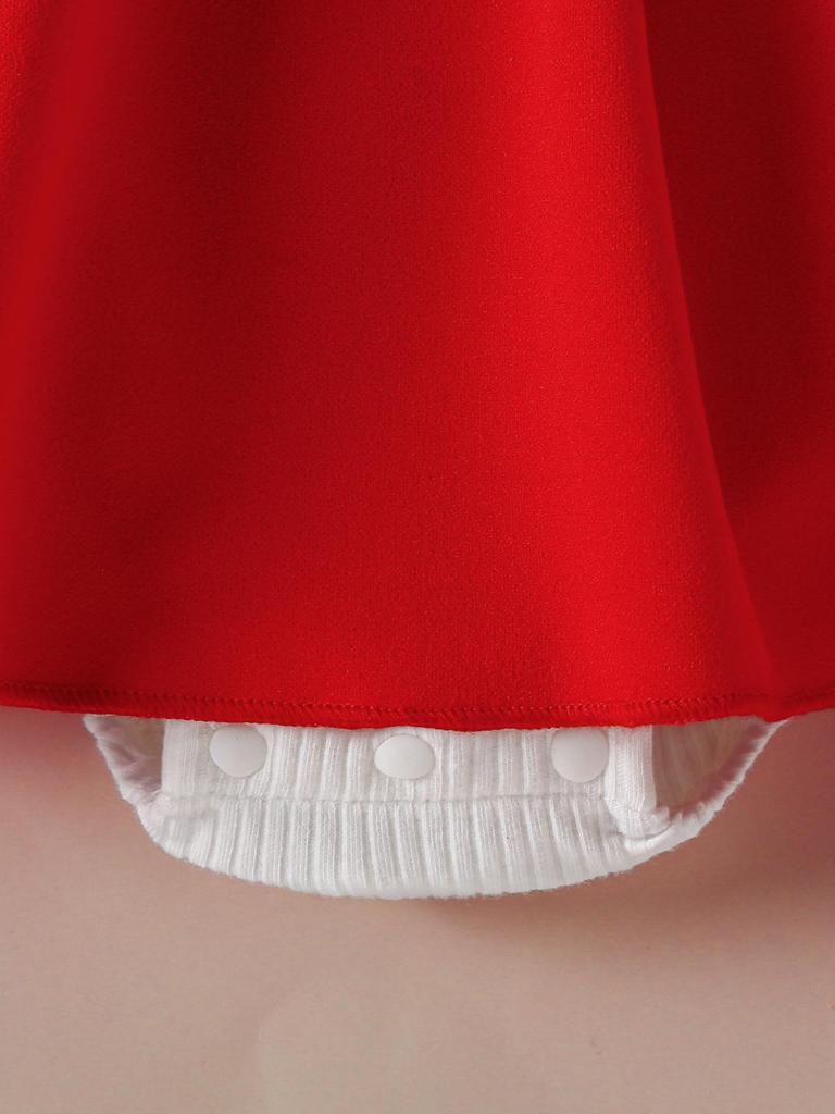 Girls' Long Sleeve Dress & Headband Set with 3D Flowers