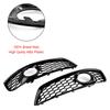 Honeycomb Bumper Front Fog Light Grill Grille Cover 8P0807682D 8P0807681D Fit A3 8P 2009-2013
