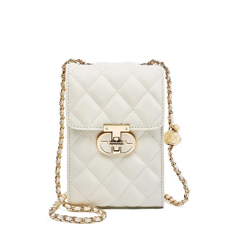 

Новая женская сумка из натуральной кожи, мини-сумка для мобильного телефона для женщин, летняя, для поездок на работу, сумка кроссбоди, сумка-цепочка высокого класса, трендовая сумка