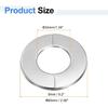 HARFINGTON 2pcs Wall Split Flange 1.34" (34mm) Stainless Steel Round Self-Adhesive Split Flange Pipe Cover Clip-on Escutcheon Collar for Floor
