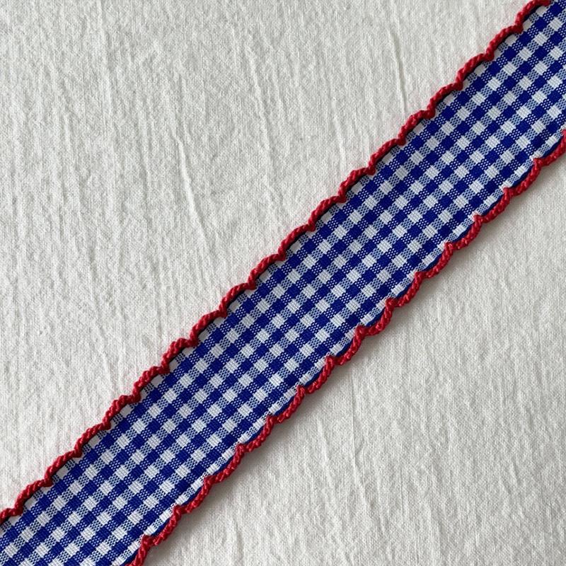 Woven Tape Hair Clips Small Squares Bow Materials Adorn DIY Color Collision Handmade Hooked Edges Headbands Decoration