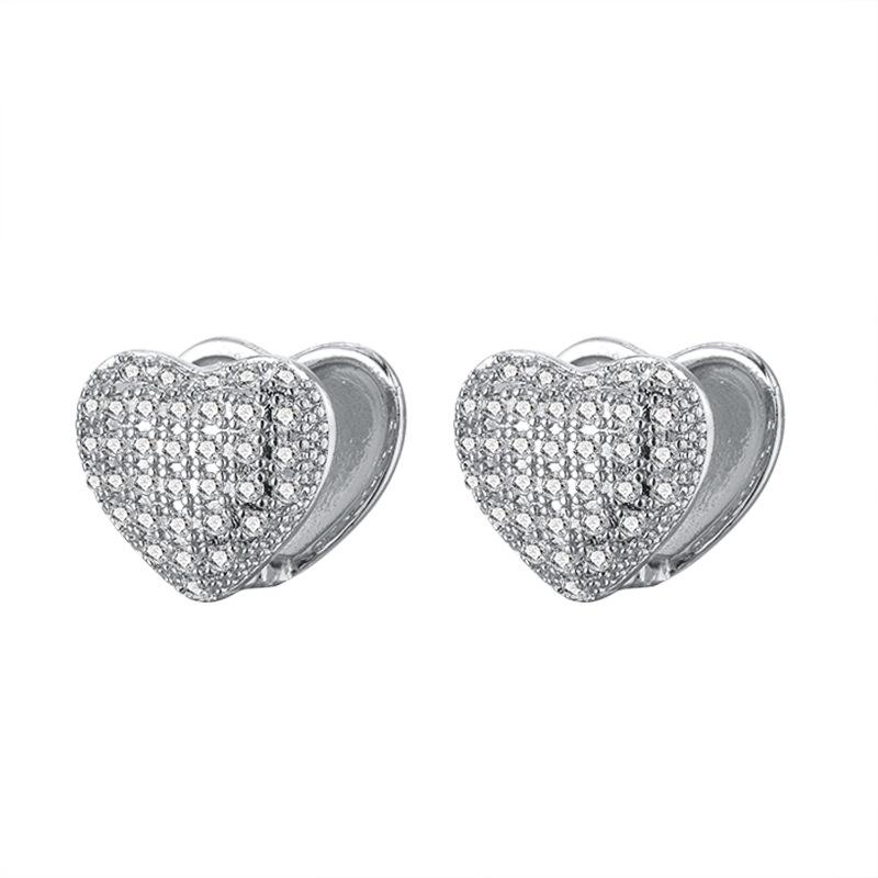 New Korean  Sweetness Luxury High Quality Love Earrings Girlfriend Gifts Banquet Women's Jewelry Earrings 2025