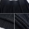 Autumn and Winter New Korean Version Pleated Skirt Half Skirt High Waisted Knitted Skirt Mid Length