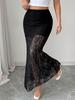 2026 Spring New Lace High Waist Bodycon Pencil Skirt Slimming A-Line Skirt for Women