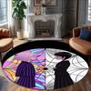 1pc Addams Family Wednesday7 Print Round Carpet Chair Round Carpet Suitable for Bedroom Living Room Home Decorative Carpet