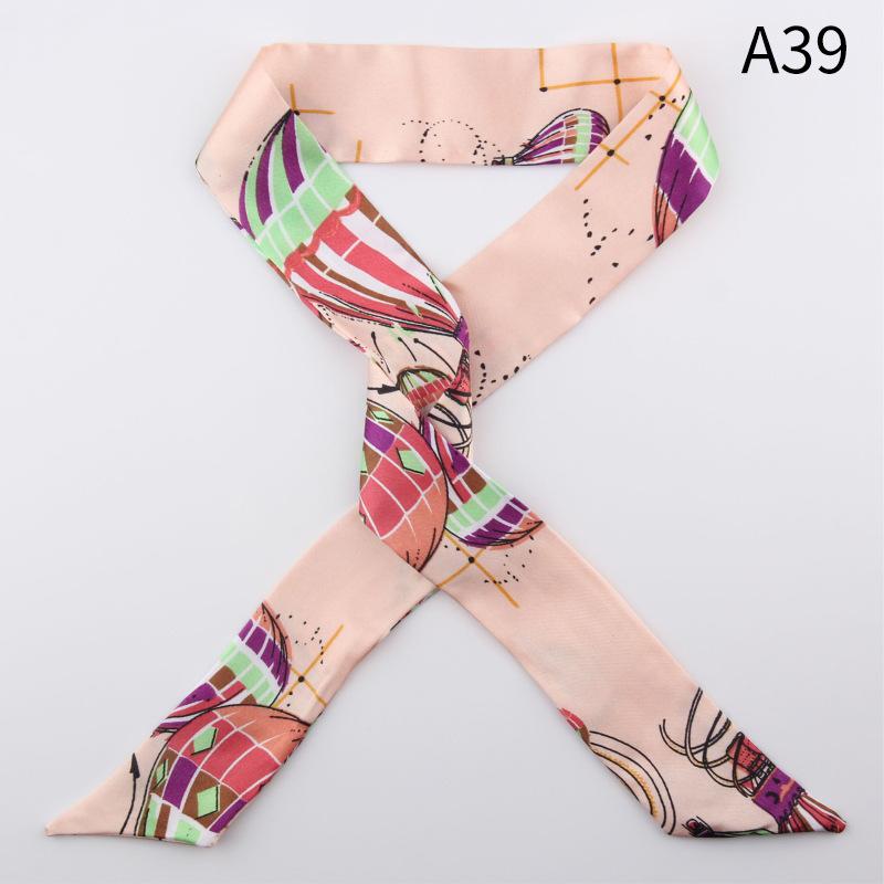 Silk Scarves Versatile Tied Bags, Long Strips, Small Silk Scarves, Bows, Headbands, Streamers, Gift Boxes, Gift Straps.