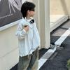 Herbst Neu Jungen Modisches Allround Einfaches Einfarbiges Basis T-Shirt