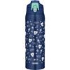 Thermos Vacuum Insulated Two-Way Water Bottle, 1L/1.03L, Navy Green, Includes Direct Drinking Cup, Suitable for Children, Suitable for School and Dayc