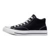 Converse Chuck Taylor All Star Malden Street Retro Scarpe da Ginnastica Unisex Mid-Top in Tela Resistente Nero Bianco A00811C