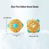 Vintage Brass Filigree Pearl Spacer Beads for Handmade DIY Bracelets