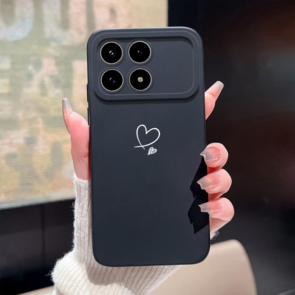 For Xiaomi Poco F8 Pro Ultra Cases Pretty Sweet Girls Liquid Silicone Full Protective Bumper Cover For Poco F8Pro F8Ultra Fundas