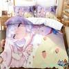 3D Anime Honkai Impact 3rd Pościel Z nadrukiem Dekoracyjny Zestaw 2/3 szt. Poszewka na kołdrę Pościel Pokrowiec na kołdrę Domowy Dla dorosłych Dziecka Nastolatka