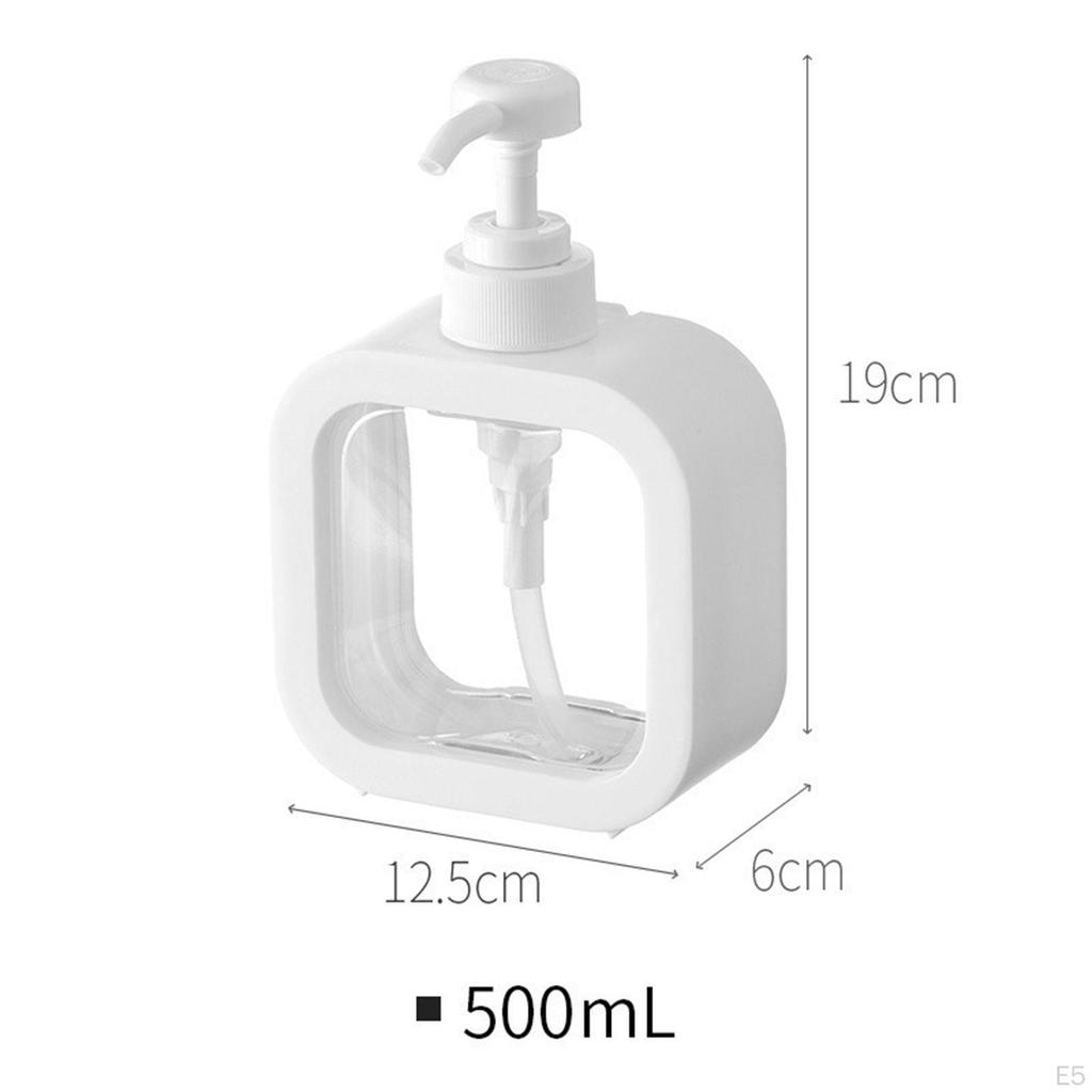 3 Pieces Lotion Dispenser Separate Bottling Empty Bottle Large Capacity for Kitchen