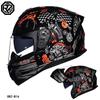 2025 Orz motorcycle helmet, men's and women's reversible helmet, motorcycle half full helmet, cool street bike all year round