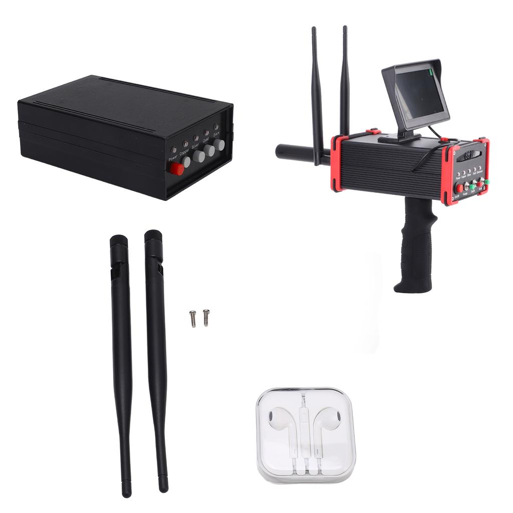 Metal Scanner Metal Detector Underground Metal Scanner High Definition Screen Treasure Finder for Gold Silver Copper