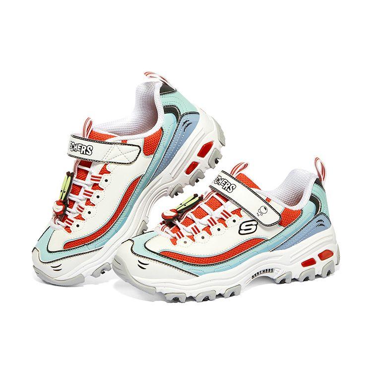 SPONGEBOB SQUAREPANTS x Skechers D'LITES Kids Lifestyle Shoes Red Teenagers 317010L-WRD