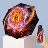 Manchester United Pattern Printed Mini 5 Folds 8 Ribs Compact Umbrella Windproof Waterproof Lightweight Portable Folding